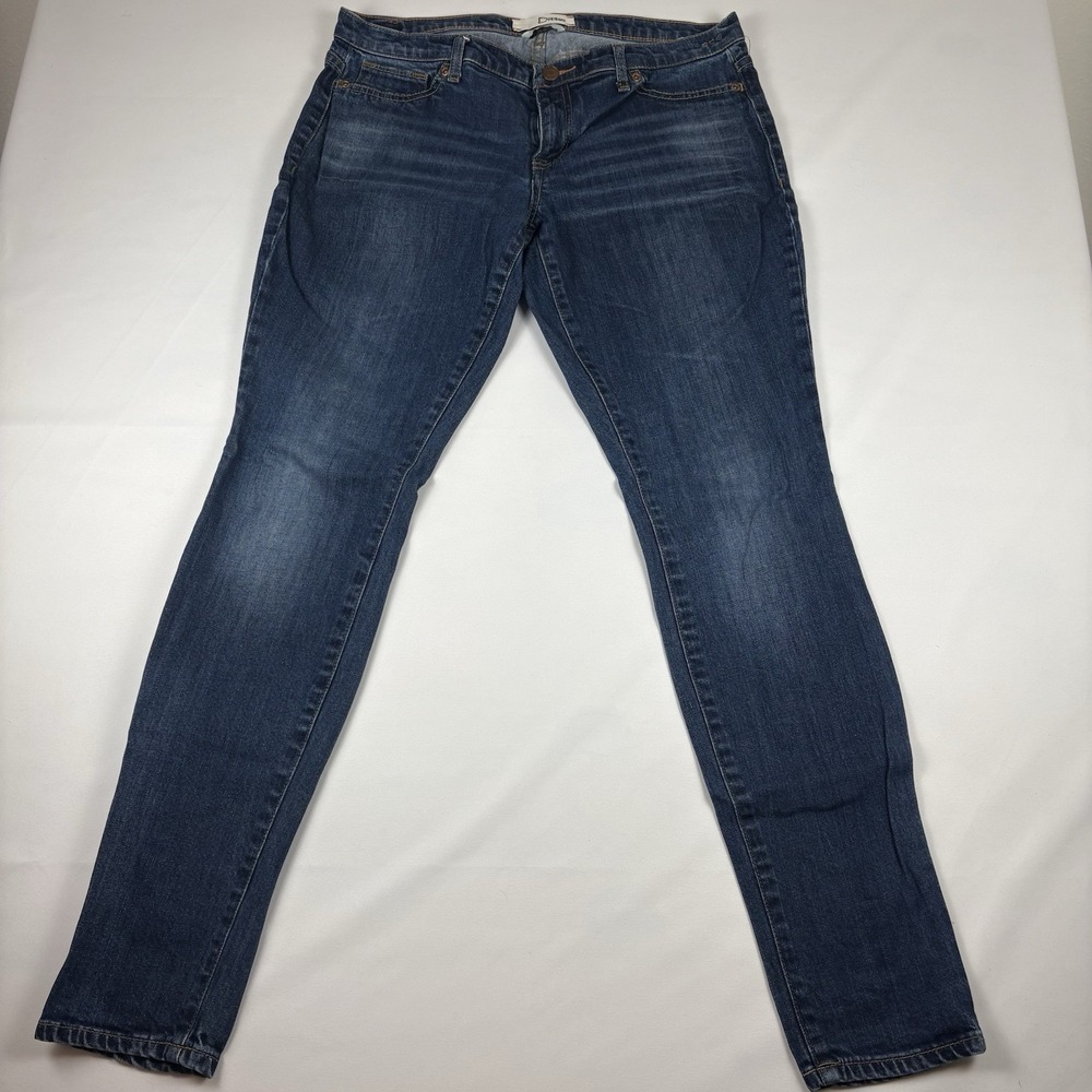 Dittos Legging Low Rise Jeans Womens 30 Medium Wash Blue Denim Stretch